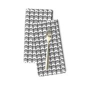 black + white chevron zigzags vertical