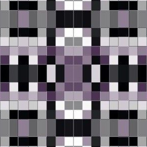 Plum Check Mosaic © Gingezel™ 2013