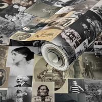 Collage of vintage photos