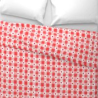 classic gingham hearts grandmillenial nursery check red and white valentine