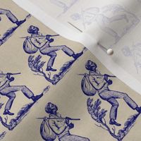 Looking for Freedom Toile-Blue-158