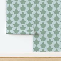 elegant geometric sage green & soft teal watercolor effect & distressed dye