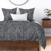 Wood Grain Texture Charcoal Grey