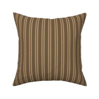 Deluxe cabin stripes classic timeless dorm - mocha mousse brown - M