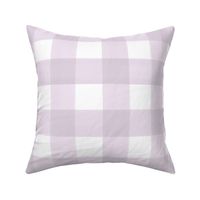 LAVENDER ON WHITE PAINTED PLAID