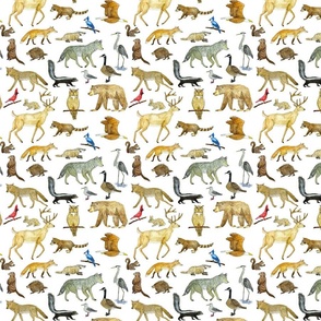 Great Lakes Wildlife Pattern by Terri Wilhelm