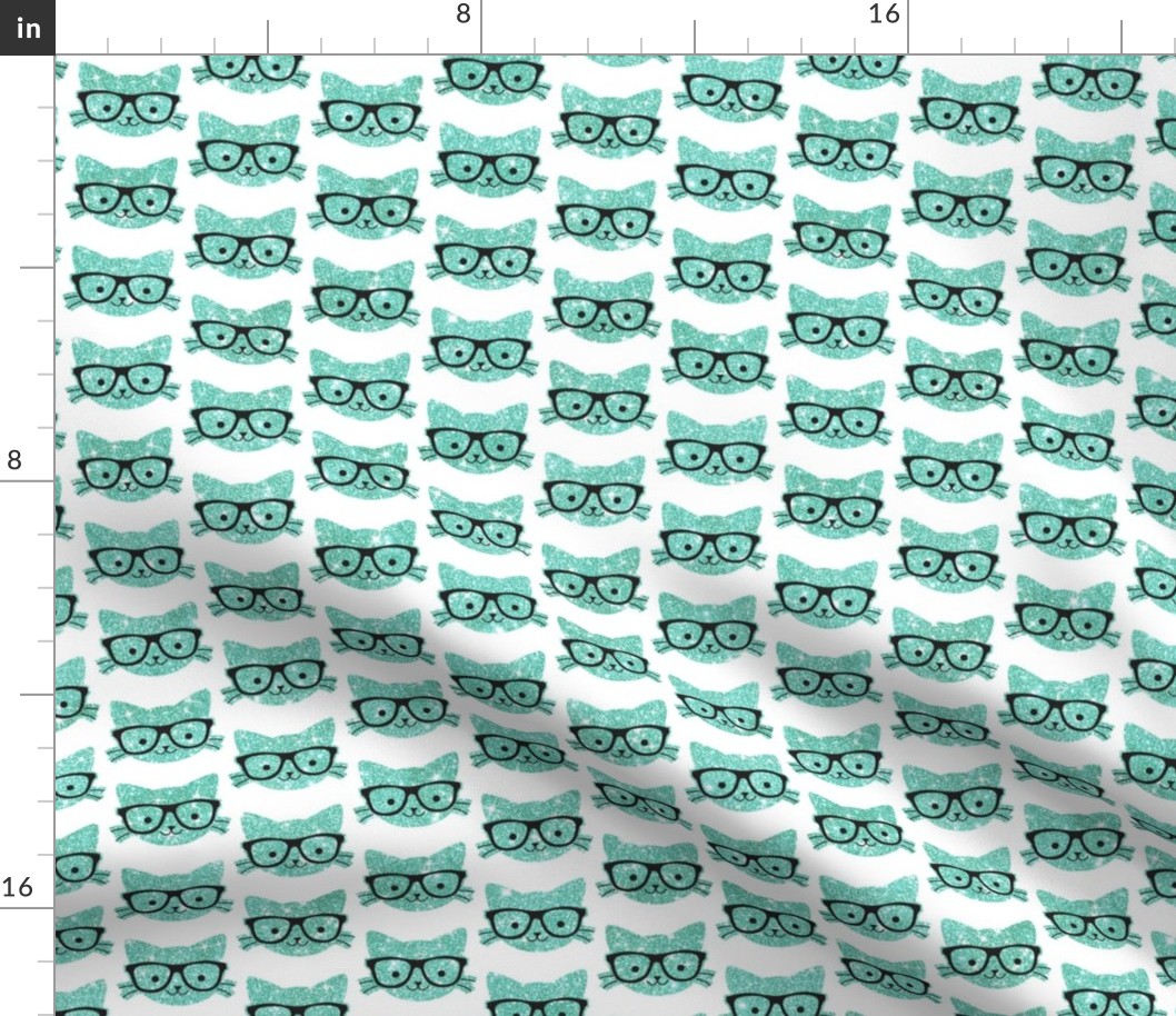 Sparkle Kitties Turquoise