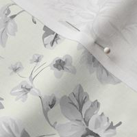 Beatrice Jacquard White On Pale Cream Wallpaper