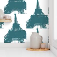 eiffel tower_in_green