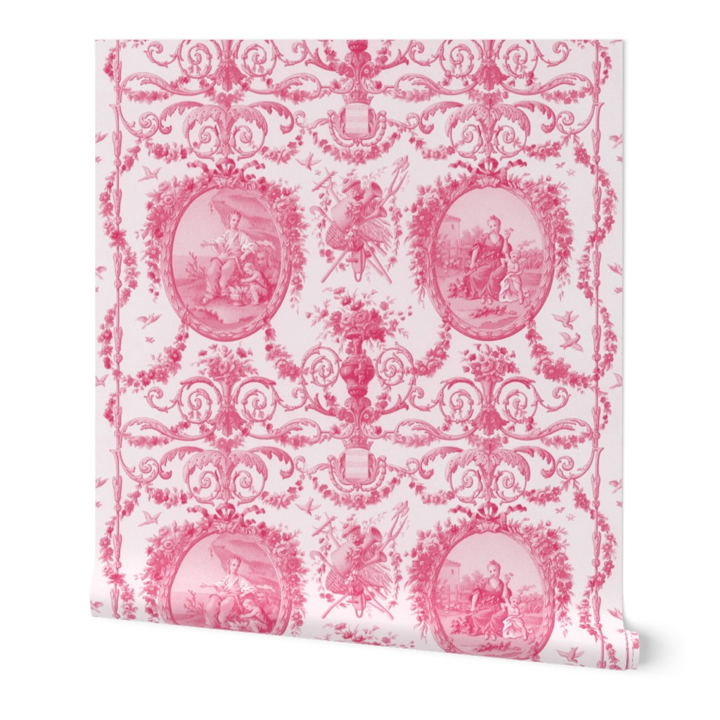 Rococo Harvest ~ Pink and White