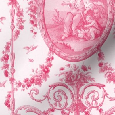 Rococo Harvest ~ Pink and White