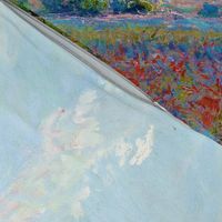 Claude Monet - Poppy Field - Border