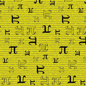 Digits of Pi (Yellow)