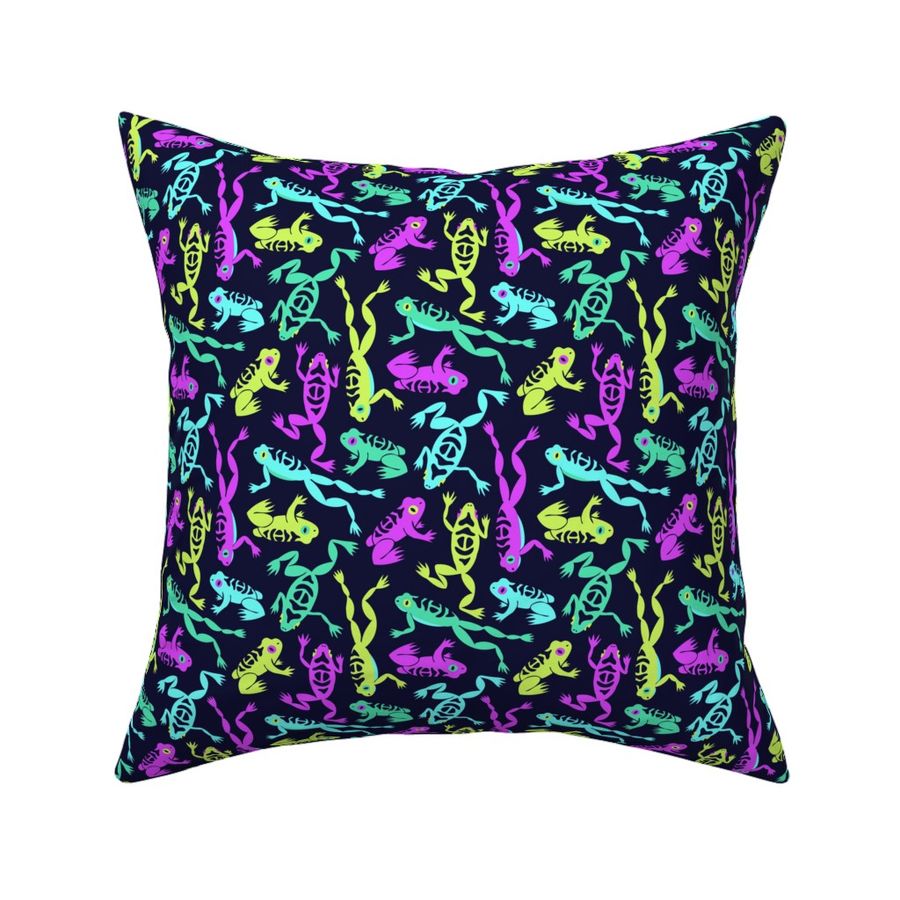 Neon Tropical Frogs