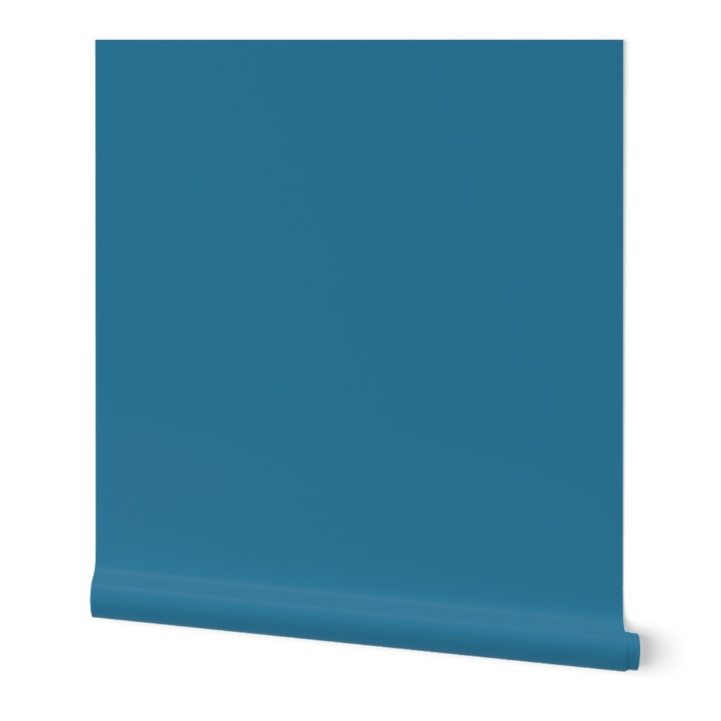 solid deep teal blue (2B7799)