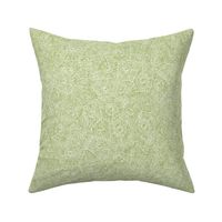 petoskey-stone pattern, moss green on white