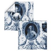 Rococo Lovers ~ Louis XVI and Marie Antoinette ~ Blue 