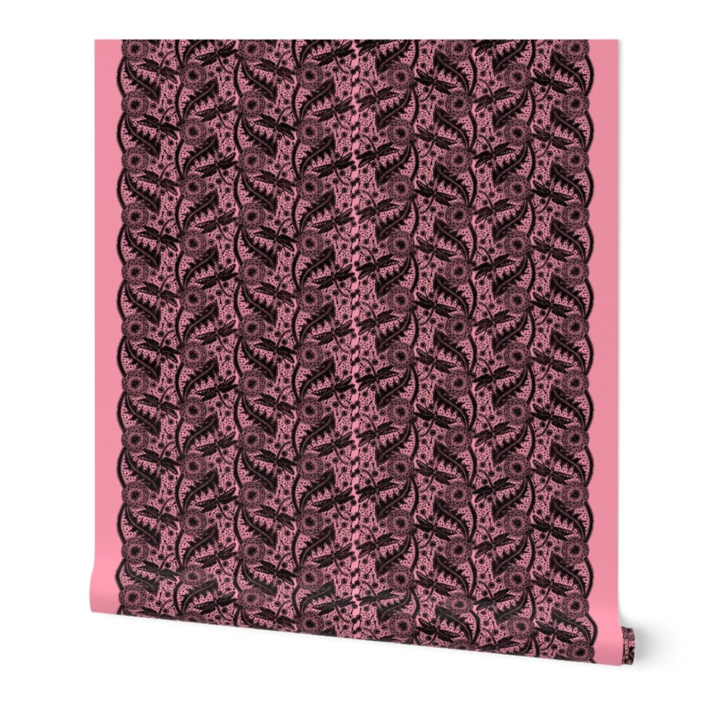 Dragonfly Lace ~ Tiers ~ Pink & Black ~ ELOISE!