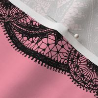 Dragonfly Lace ~ Tiers ~ Pink & Black ~ ELOISE!