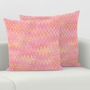 zigzag in sherbet pink