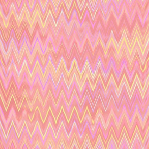 zigzag in sherbet pink