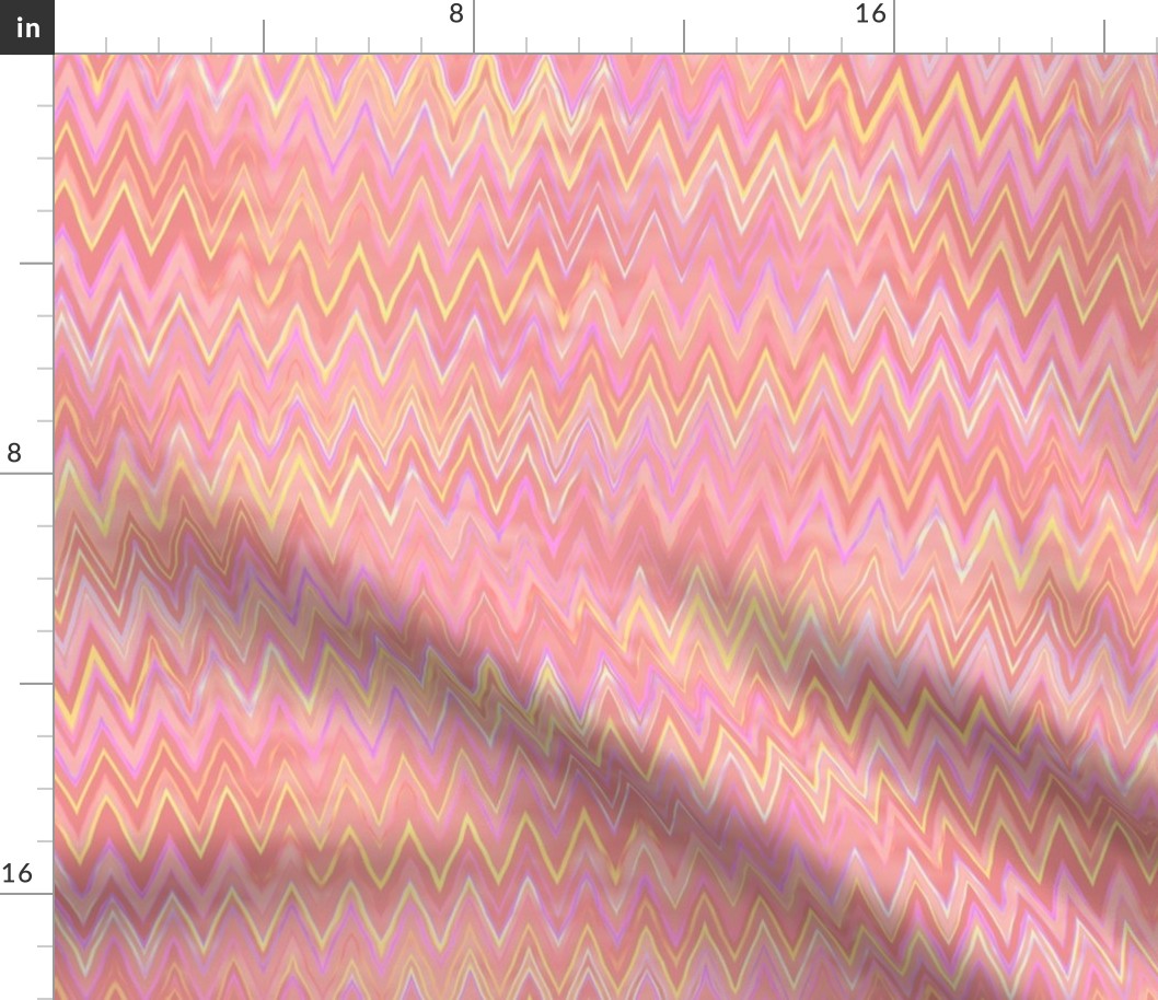 zigzag in sherbet pink