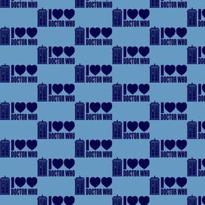 I Heart Heart   (Darker   Blue )