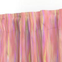 waterfall stripes in sherbet pink