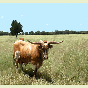 HL_Longhorn_Bull_Watercolor