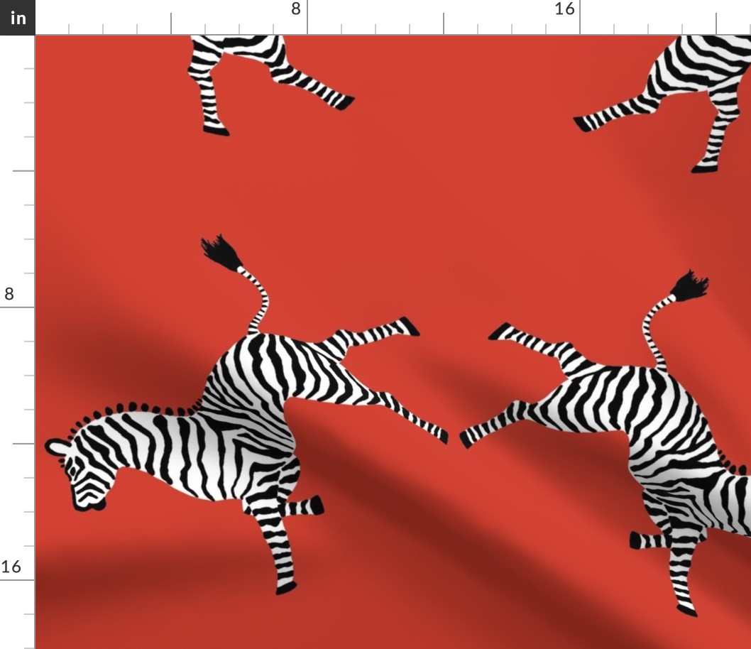 Custom Big Red Zebras