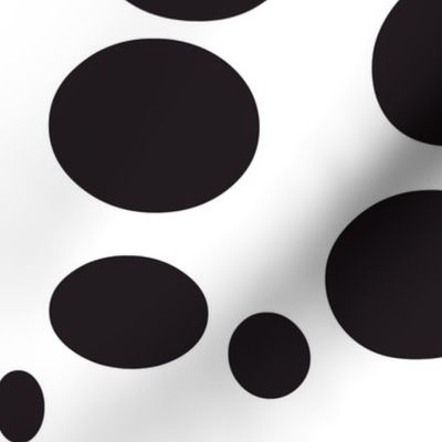 Black And White Polka Dots