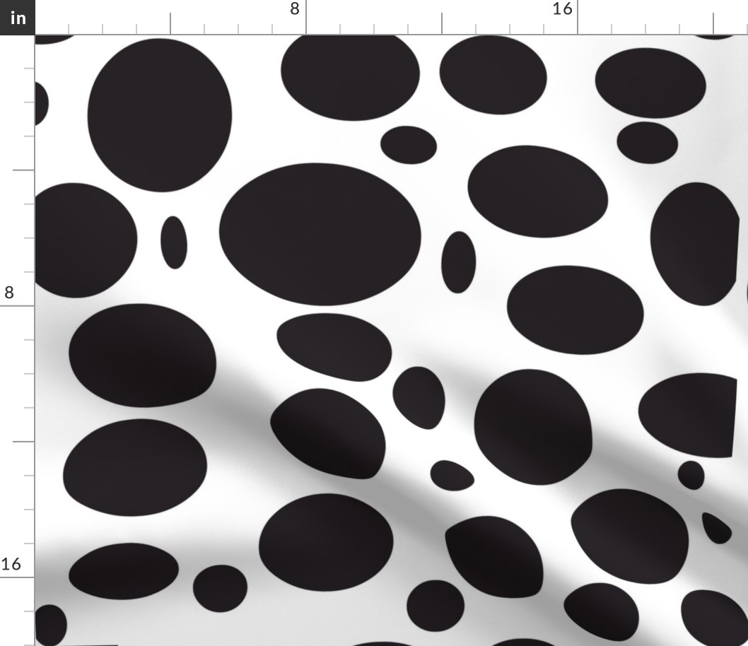 Black And White Polka Dots