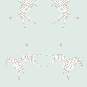Zebras High 5_faint saltwater