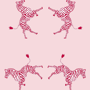 Zebra_high 5 red/pink
