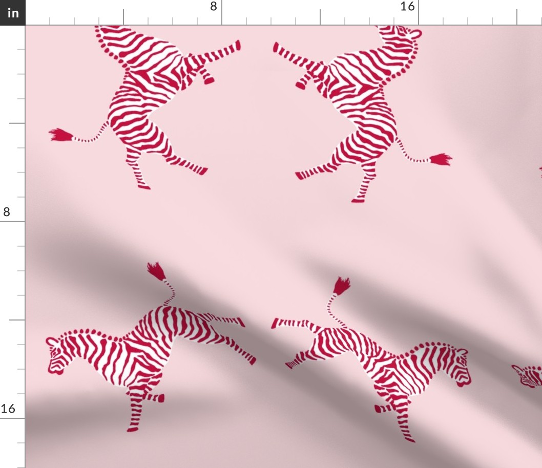 Zebra_high 5 red/pink