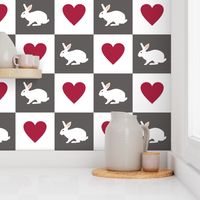 White Rabbit Plays Chess with the Queen of Hearts