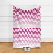 Hot Pink Ombre Chevron