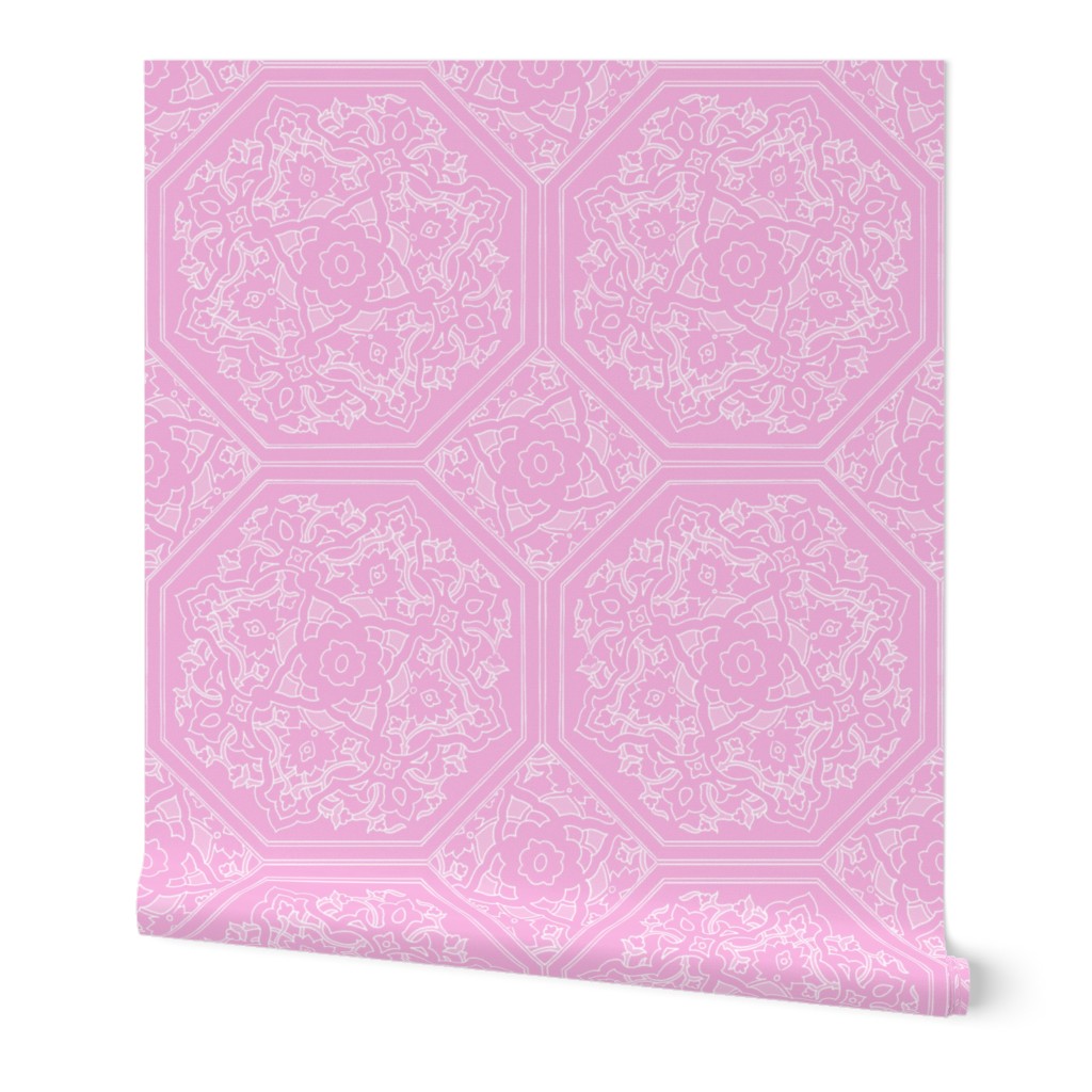 Persian Tile ~ Pink & White ~ Impulse