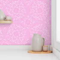 Persian Tile ~ Pink & White ~ Impulse