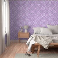 Persian Tile ~ Pink & White & Lavender