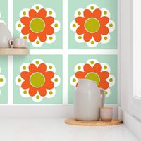 flowertile orange