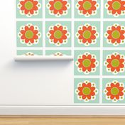 flowertile orange