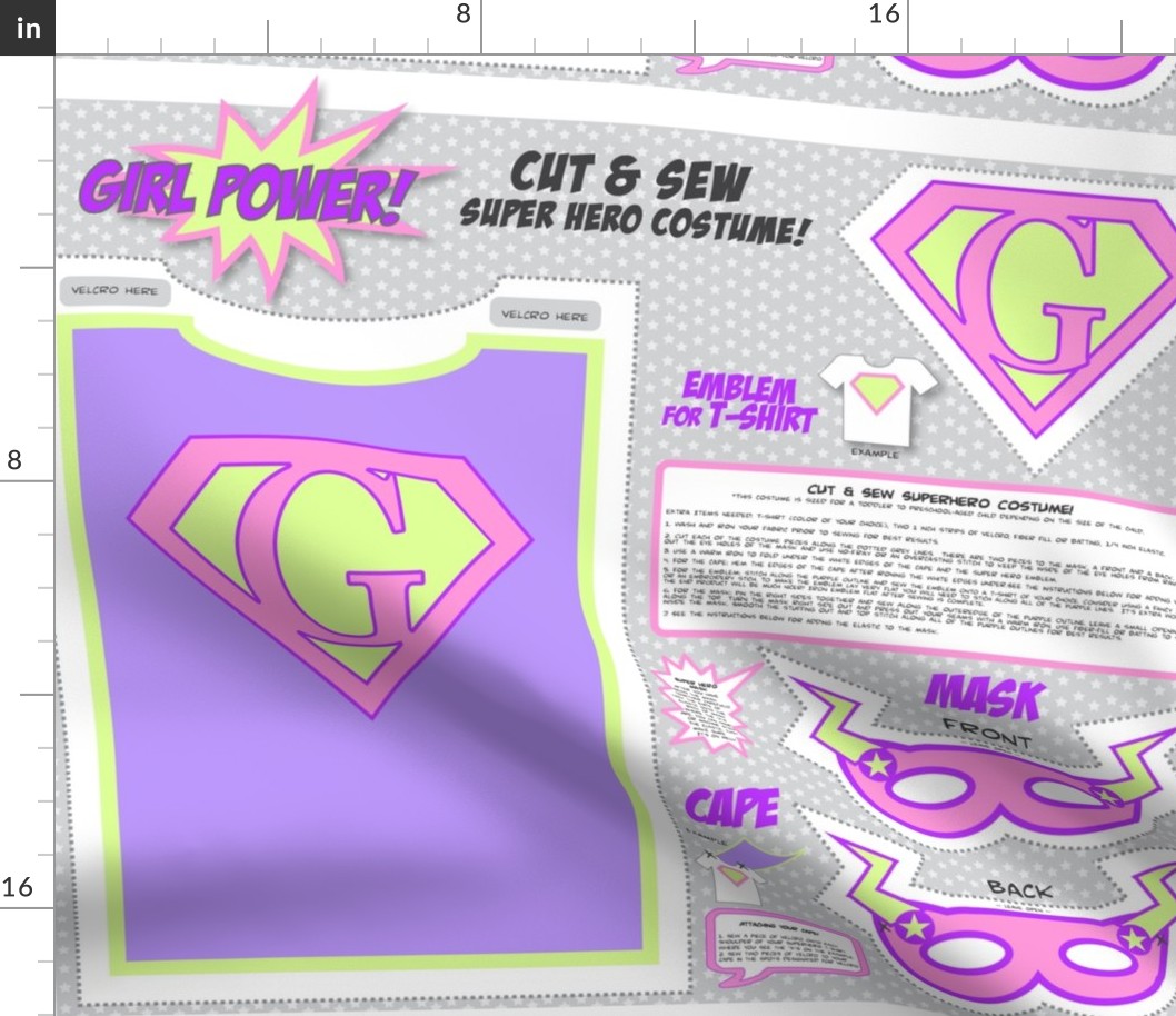 GirlPower! - Cut and Sew Super Hero Costume