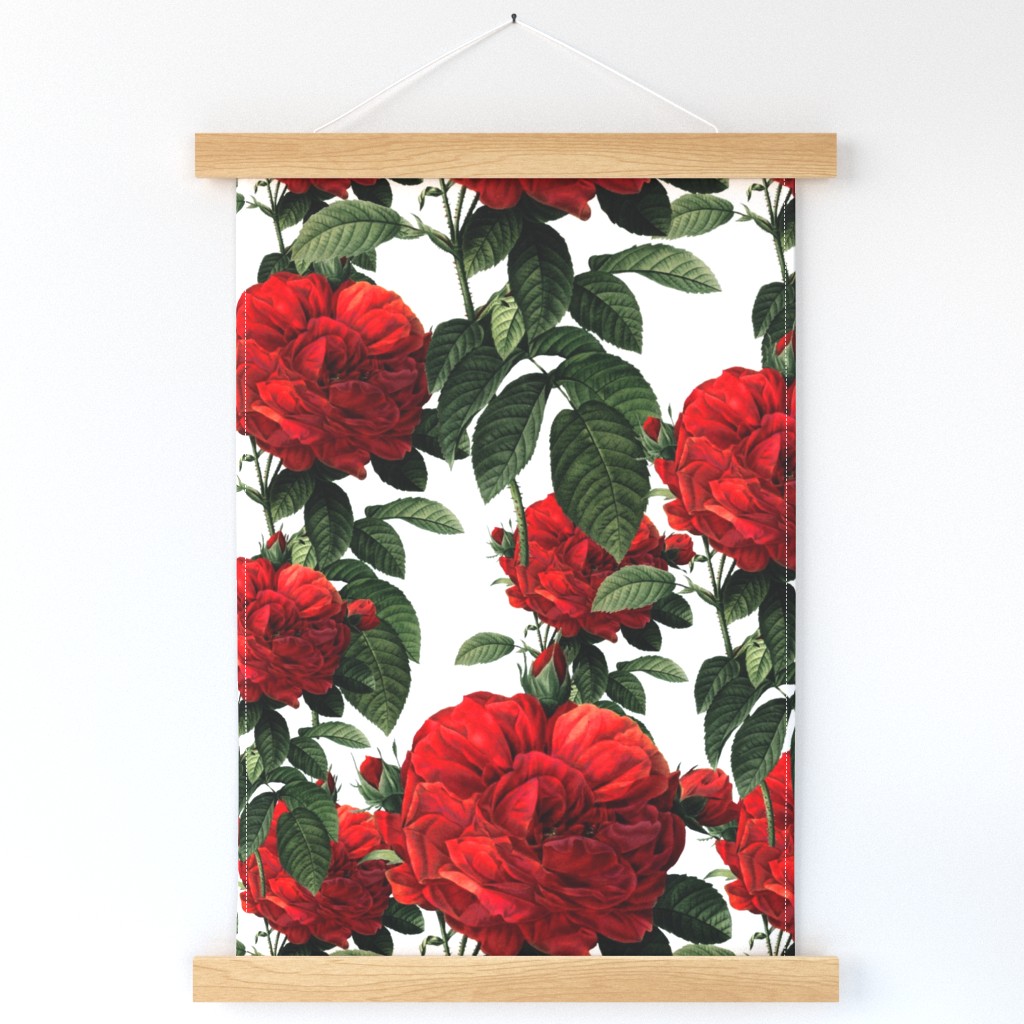  Redoute' Roses ~ Riot of Red 