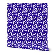 Circles and Dots Electric Blue Small