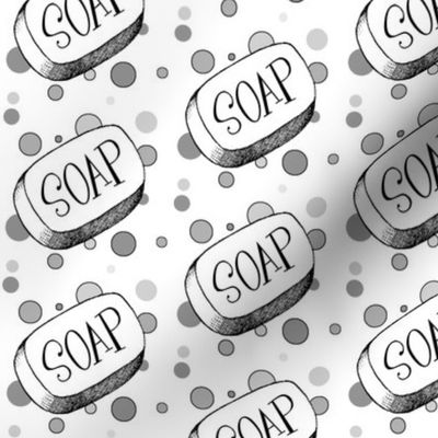 Soap and Bubbles in Grayscale