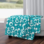 Circles and Dots in Turquoise
