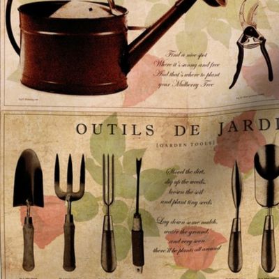 Outils de jardin - pink