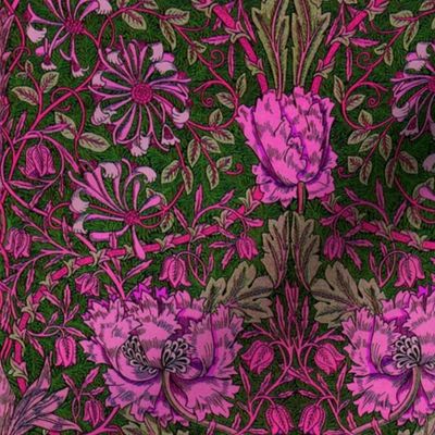 William Morris ~ Honeysuckle ~ Cheshire Cat