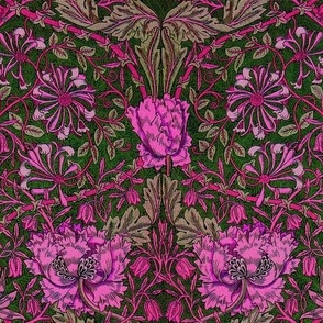 William Morris ~ Honeysuckle ~ Cheshire Cat